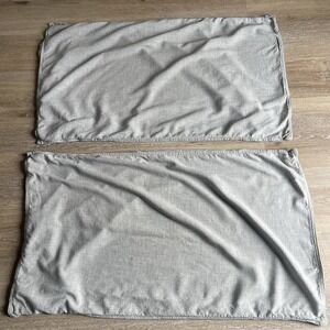 Restoration Hardware Gray King Pillow Shams Set Of‎ 2 USA Cotton Cotton Cashmere